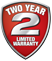 2 Year Warranty