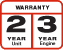 2-Year Unit / 3-Year Engine Generator Warranty