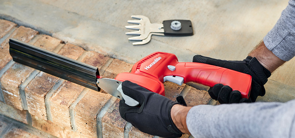 Homelite cordless sales grass shear